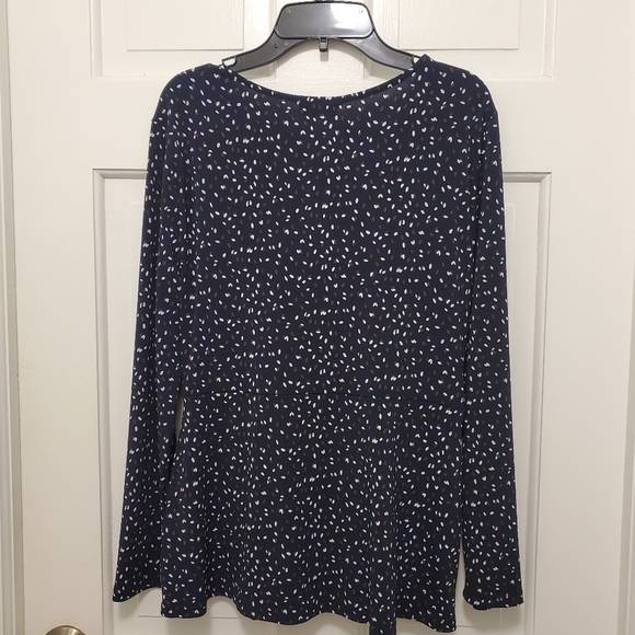 NWT Petite Assembly Vneck Faux Wrap Knit Top Size LP - Picture 10 of 10